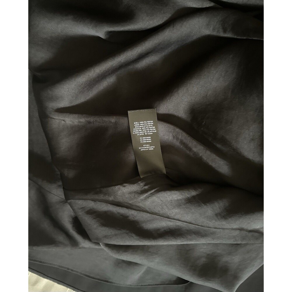 Aritzia Wilfred Affogato Midi Slip Dress Women’s Black Noir Size 4 NWT - Picture 15 of 16
